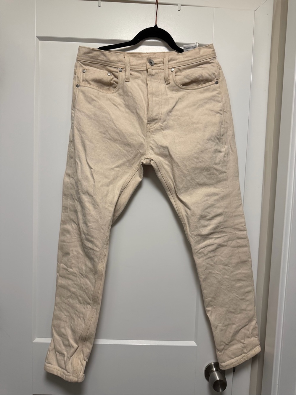 UB297 Tapered Fit - 13.5oz Ecru With Seed Selvedge size 31